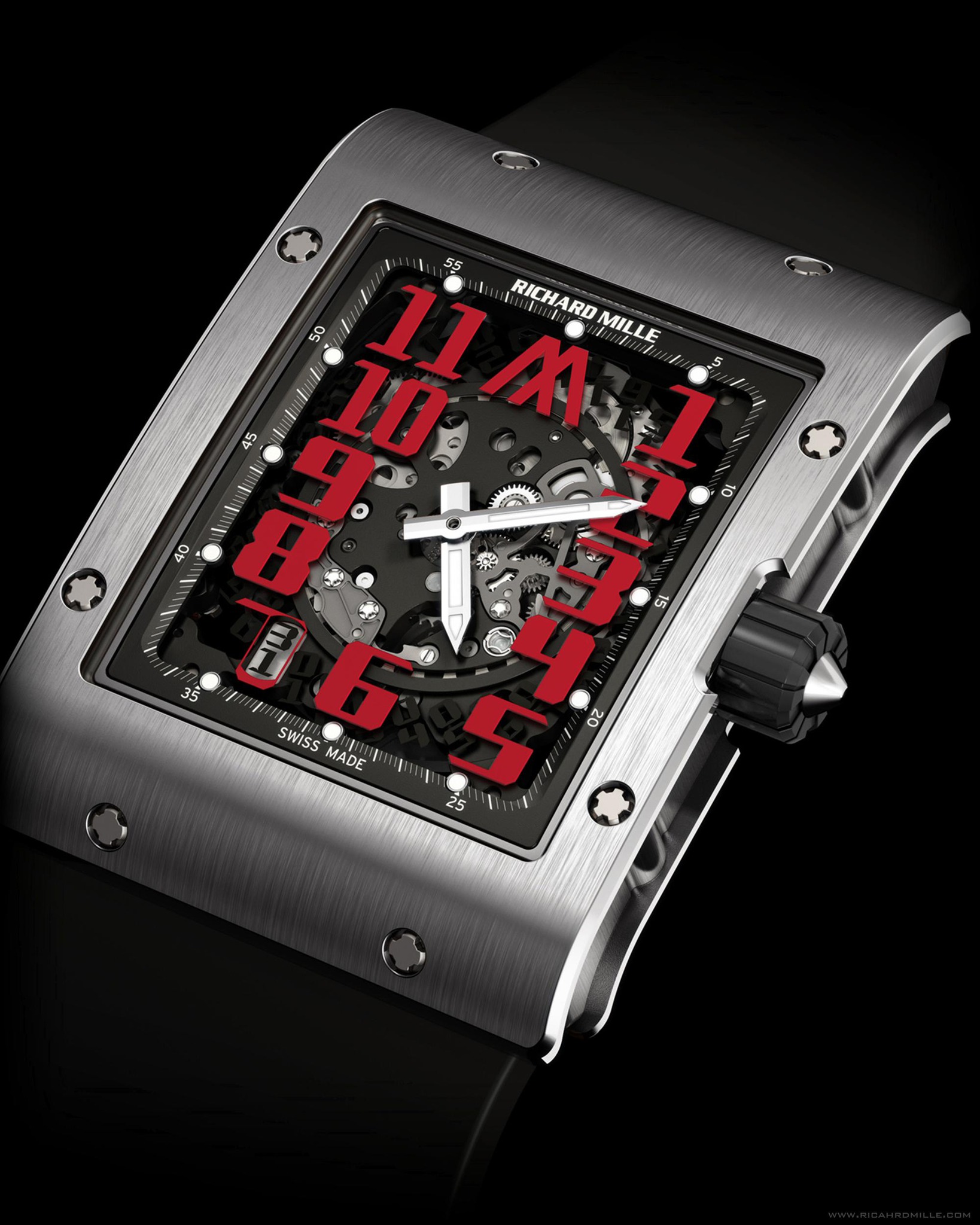Replica Richard Mille RM 016 Automatic Marcus White Gold Watch